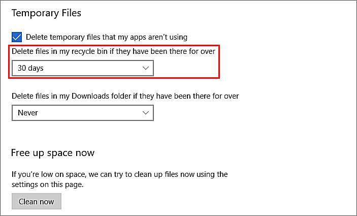 potret mengosongkan Recycle Bin otomatis (easeus.com)