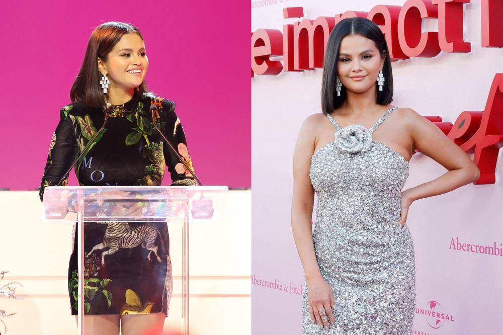 potret Selena Gomez di acara Rare Impact Fund Benefit (twitter.com/etnow | twitter.com/21metgala)