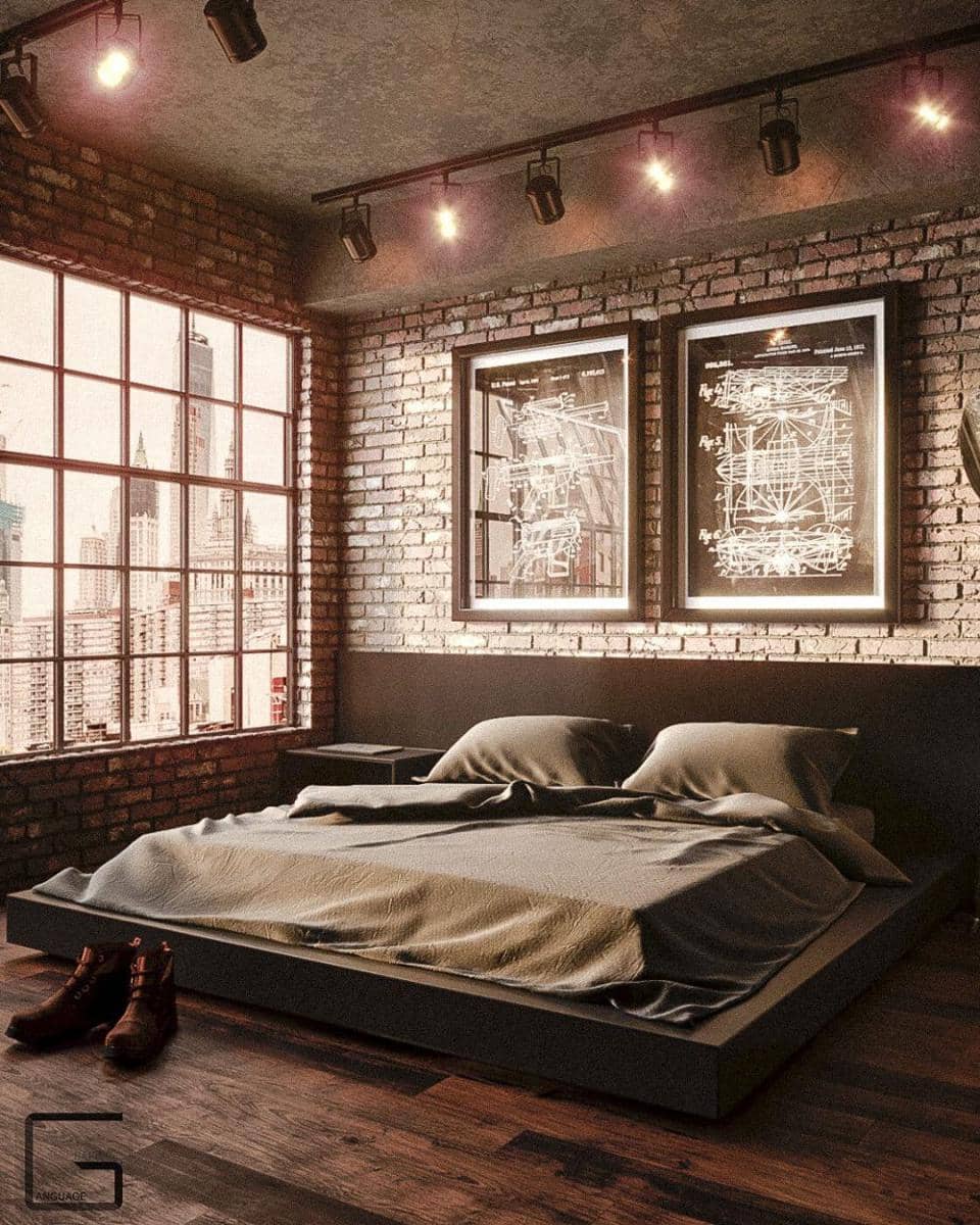 ide dekorasi ruangan bertema industrial (artstation.com)
