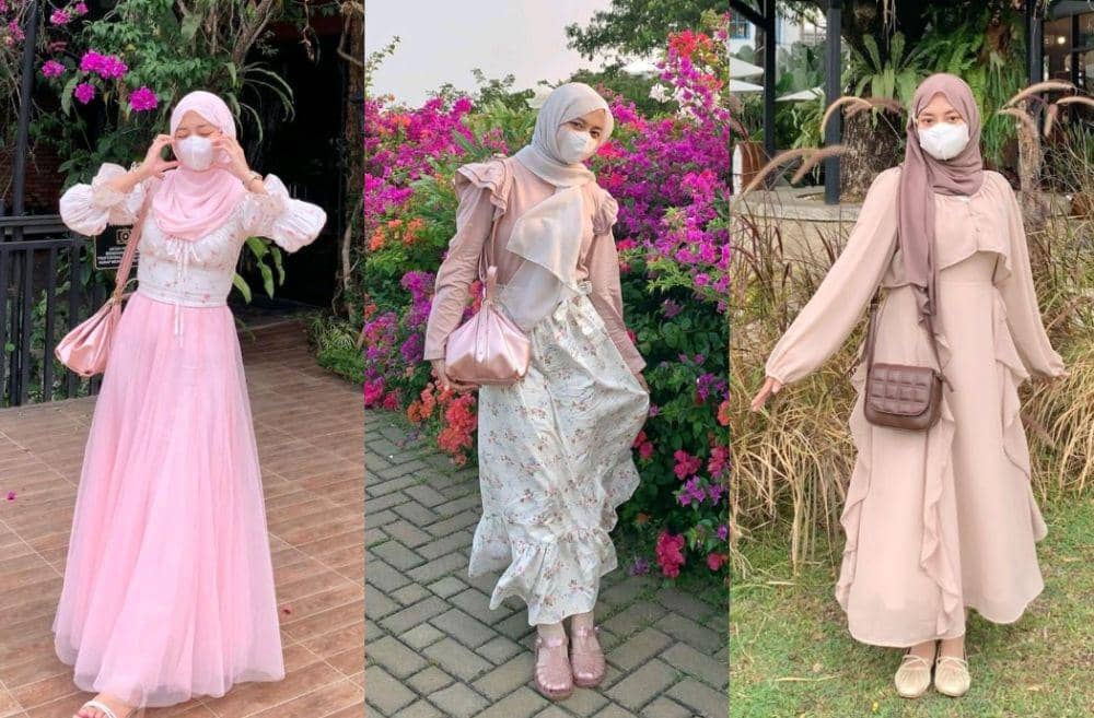 10 Style Hijab Anggun Girly ala Selebgram Dilla, Cute Abis!