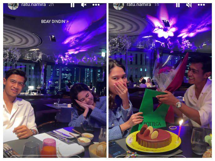7 Momen Birthday Dinner Azizah Salsha, Dapat Kado Mewah dari Arhan!