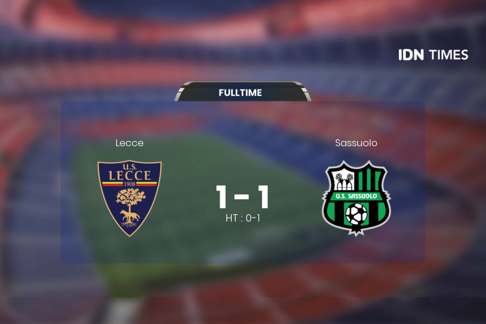 Duel Lecce Vs Sassuolo Berakhir Antiklimaks