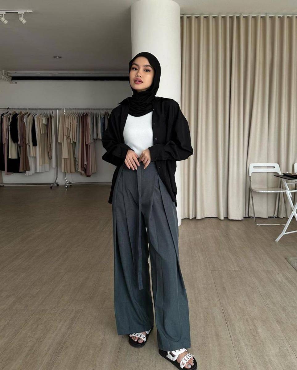 inspirasi OOTD ala Sashfir (instagram.com/sashfir)