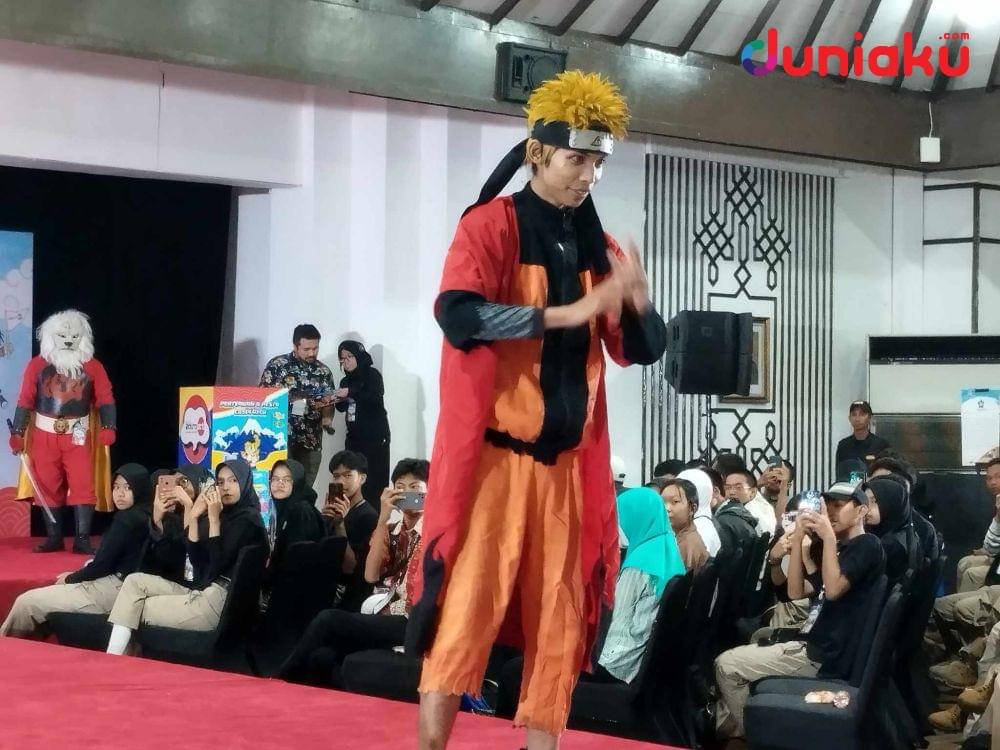 Foto dari opening ceremony ANIMART Indonesia 2023. (Duniaku.com/Fahrul Nurullah)