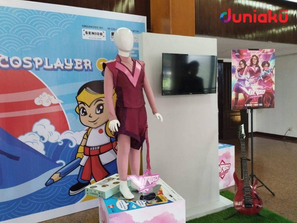Virgo di opening ceremony ANIMART Indonesia 2023. (Duniaku.com/Fahrul Nurullah)