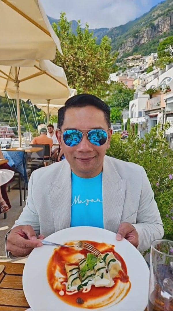 Ridwan Kamil touring di Italia (instagram.com/ridwankamil)