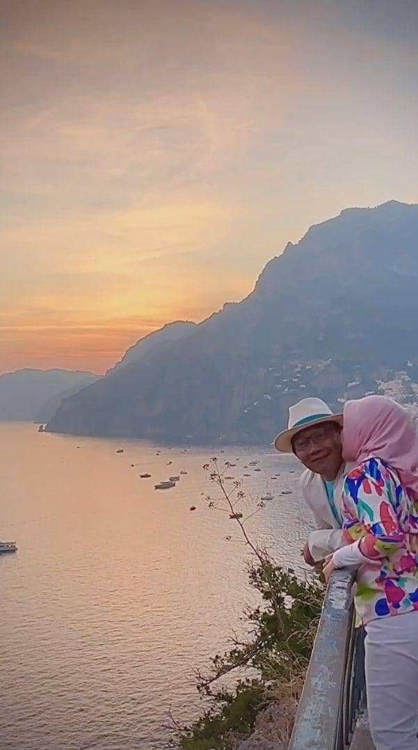 Ridwan Kamil touring di Italia (instagram.com/ridwankamil)