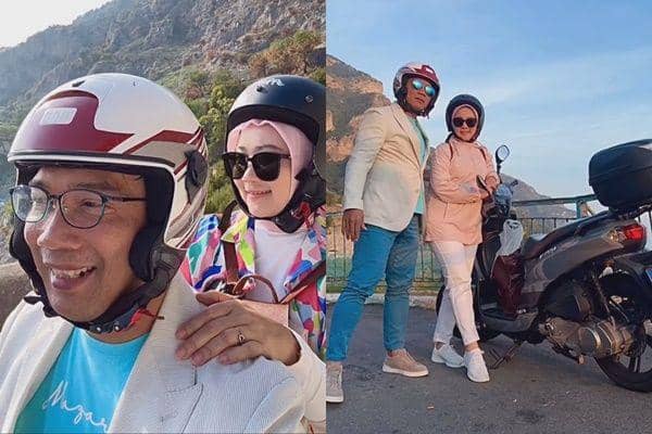 Ultah Ke-52, 7 Potret Ridwan Kamil dan Istri Touring di Italia