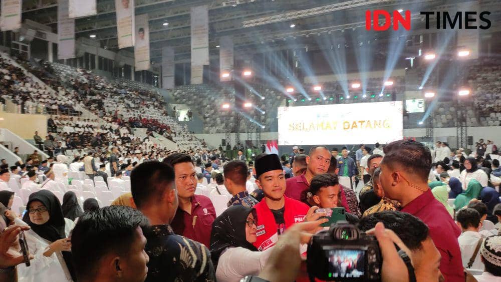 Kaesang di Acara Samawi, Istora Senayan (IDN Times/Yosafat)