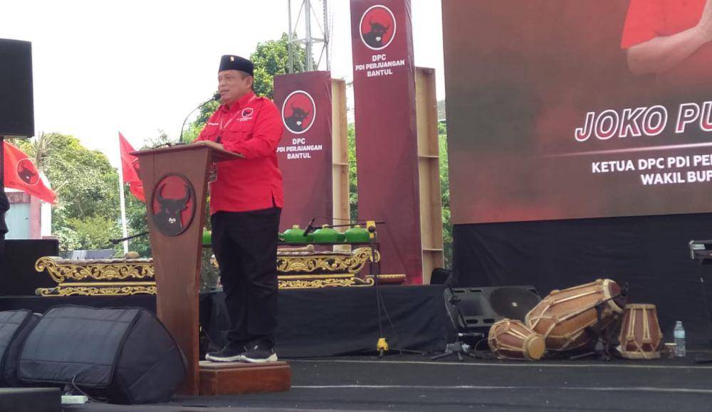 Ketua DPC PDI Perjuangan Bantul, Joko Purnomo.(IDN Times/Daruwaskita)