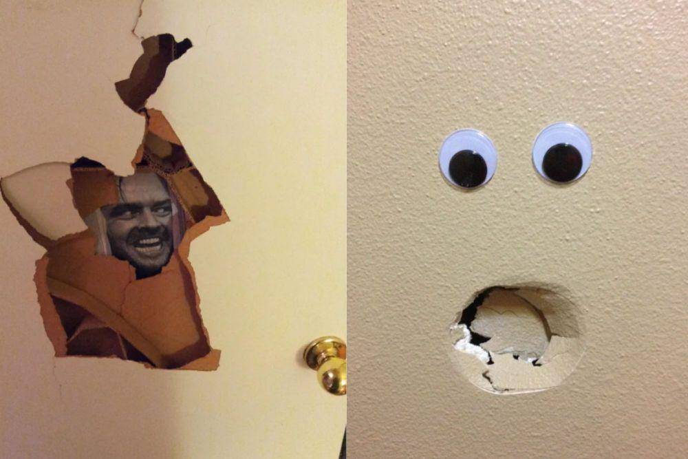 kolase kreasi pintu dan dinding jebol (reddit.com/morrisontheway I reddit.com/hazima2)