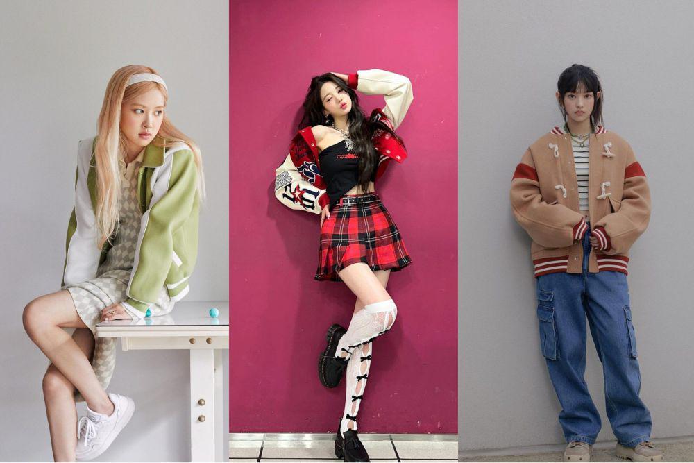 11 Ide Mix and Match Jaket Varsity ala Idol KPop Cewek, Catchy Abis!