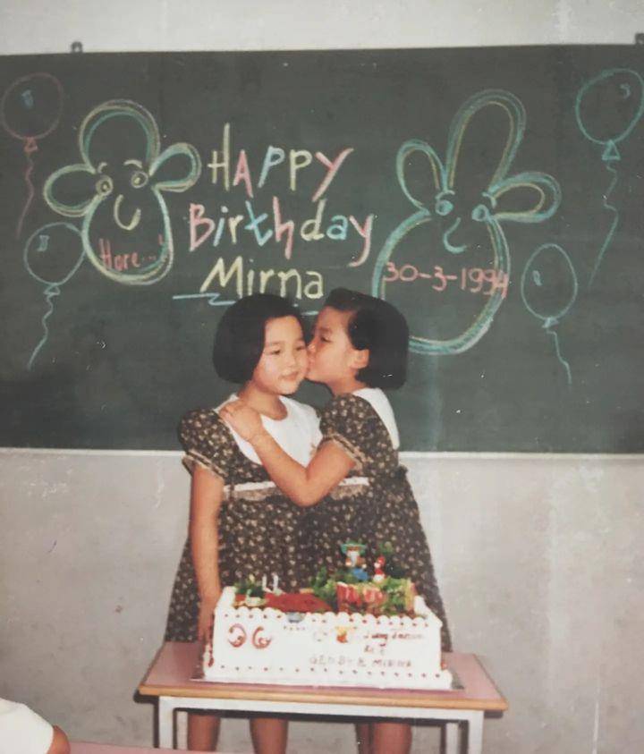 kenangan Mirna dan saudara kembar (instagram.com/made_s88)