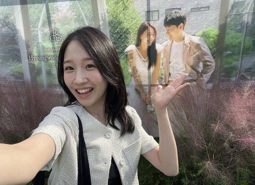 potret artis yang hadiri pernikahan Lee Suji dan Ko Hyoung Woo (Instagram.com/euna102794)