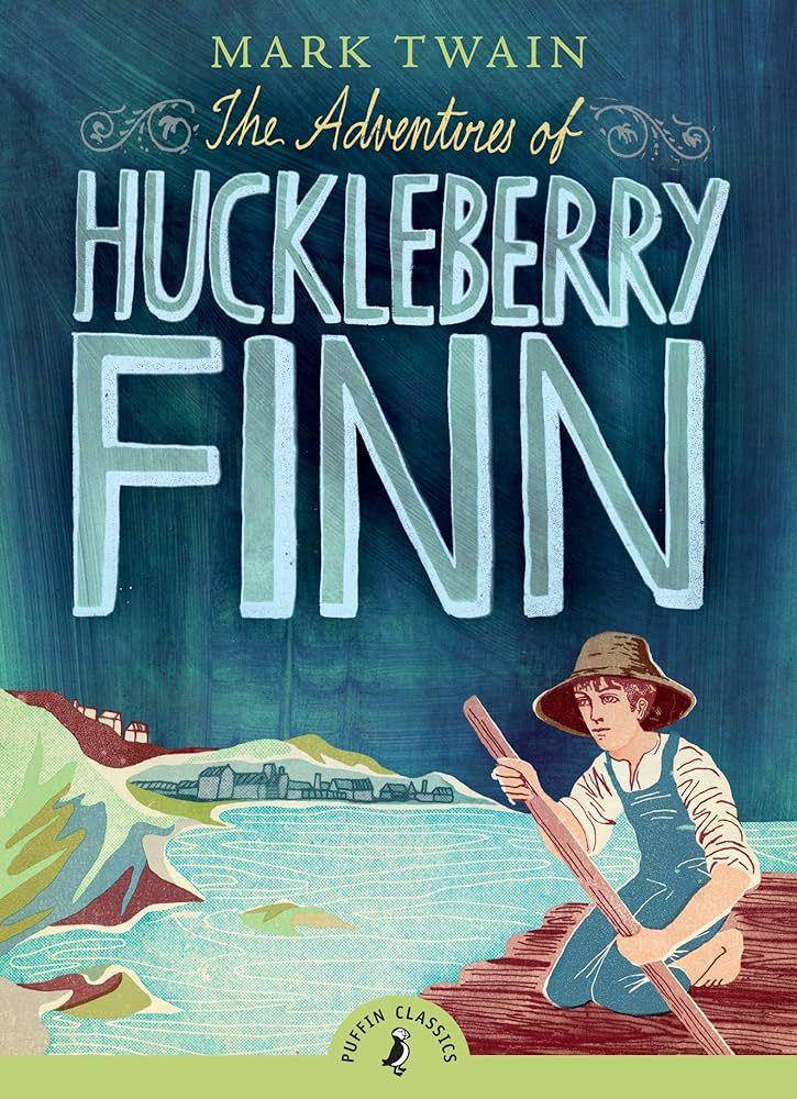 The Adventures of Huckleberry Finn oleh Mark Twain (amazon.com)