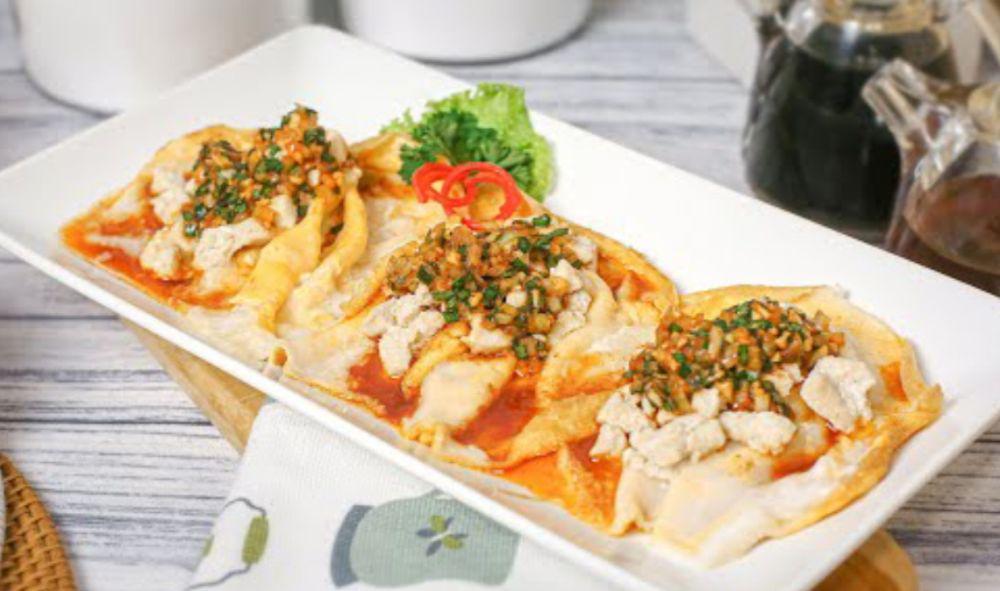 Resep Dadar Aci Topping Ayam Saus Tiram, Pengganjal Lapar