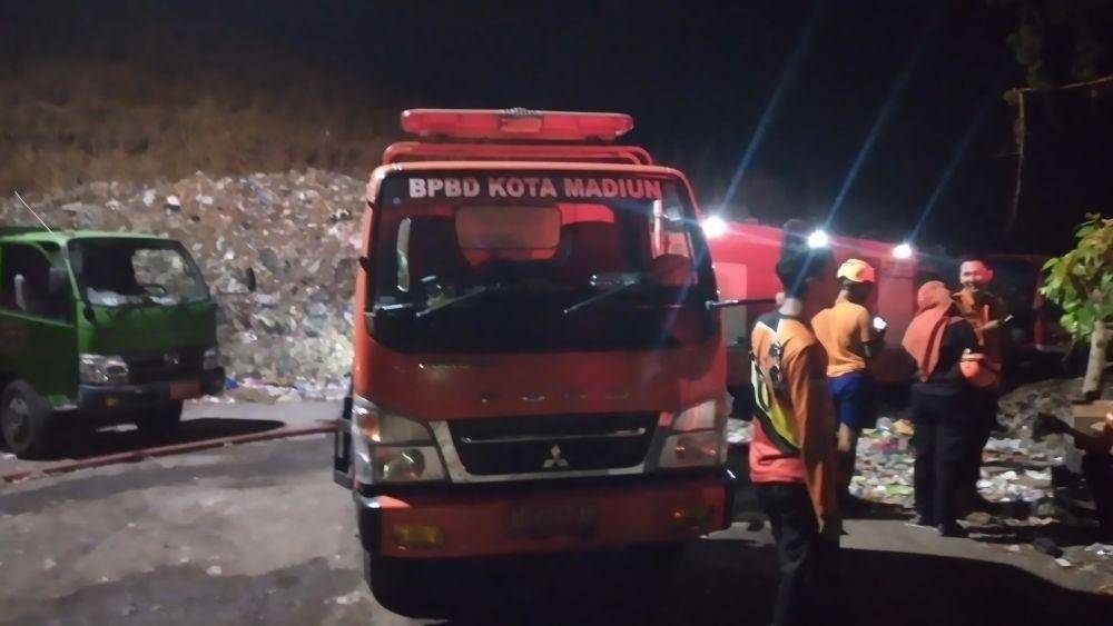 Lahan TPA Winong Kota Madiun terbakar/ IDN Times/ Riyanto