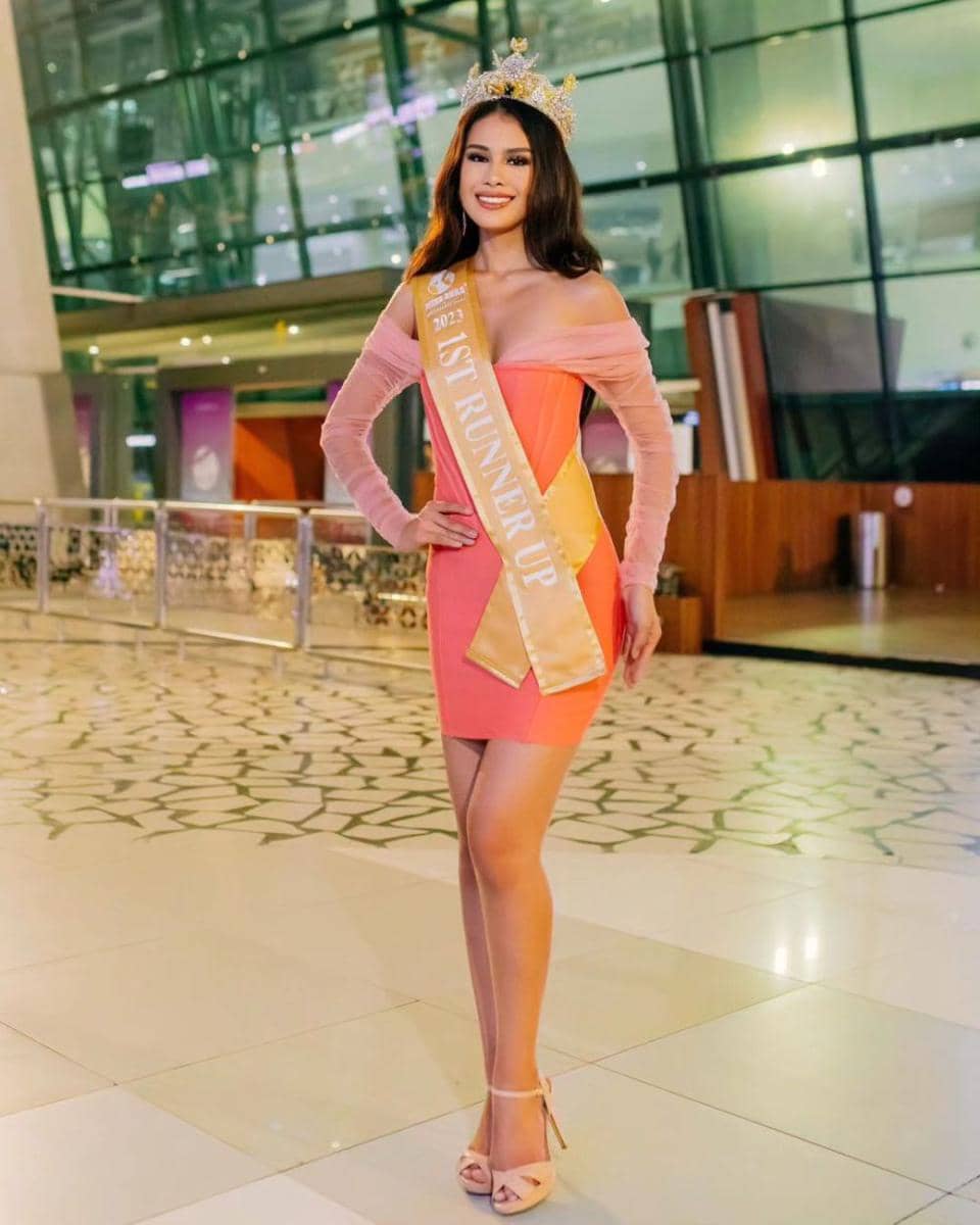Potret Homecoming Sahida Sheik Usai Miss Aura International 2023 (Instagram.com/yayasanduniamegabintang)