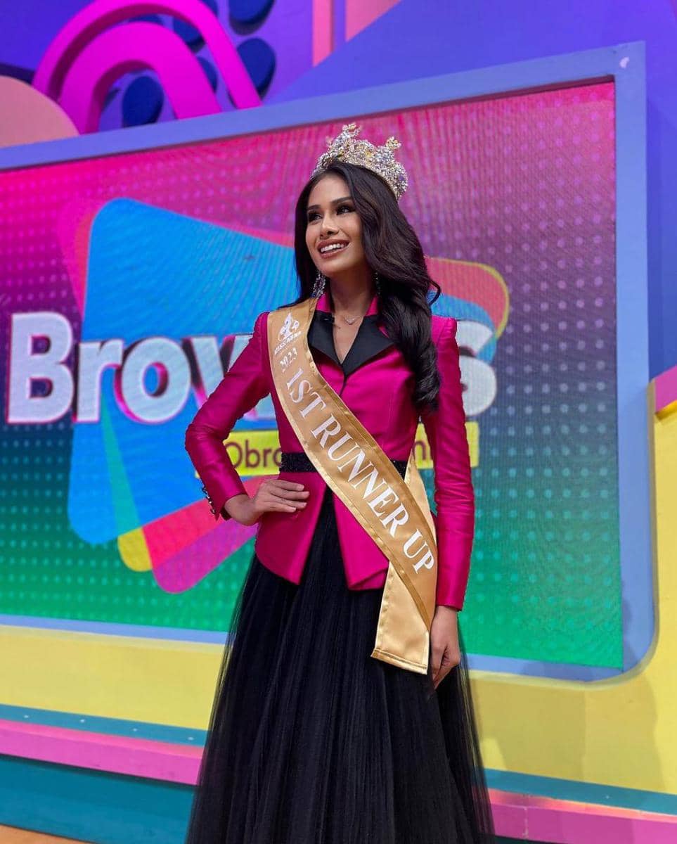 Potret Homecoming Sahida Sheik Usai Miss Aura International 2023 (Instagram.com/sahidasheikk)