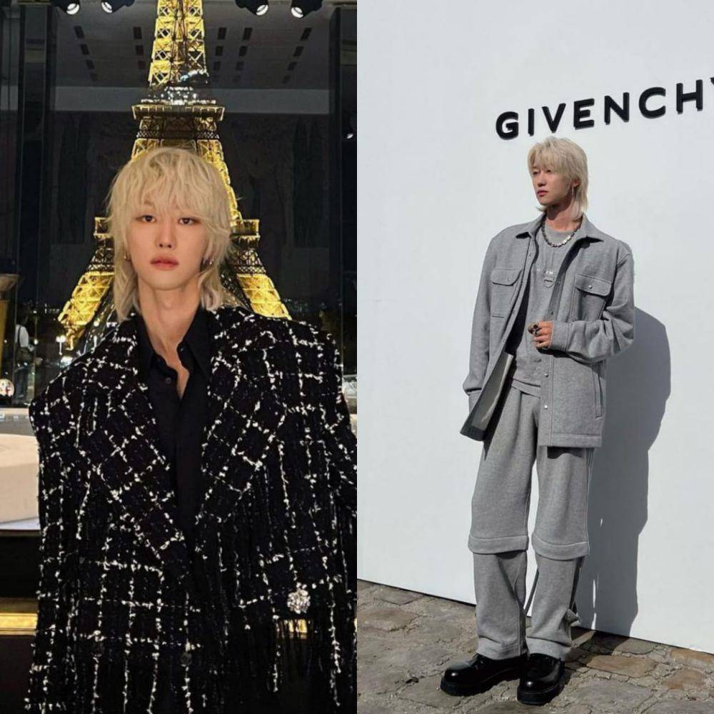 The8 hadiri Balmain dan Givenchy SS24 Show (instagram.com/xuminghao_o)