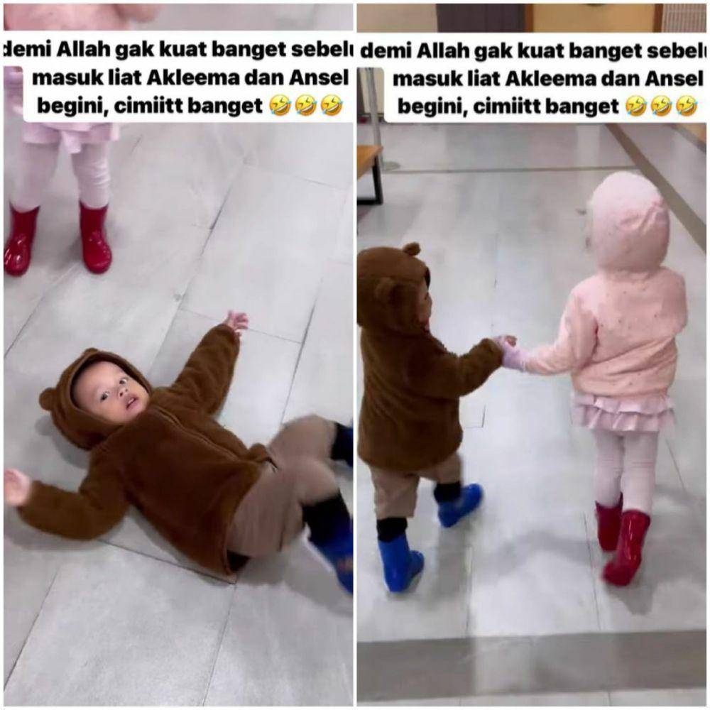 potret keluarga Syamsir Alam main ke wahana salju (instagram.com/bungajelitha66)