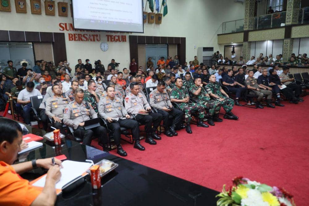 PJ Gubernur Sumsel gelar rapat soal karhutla. (Dok. Pemprov Sumsel)