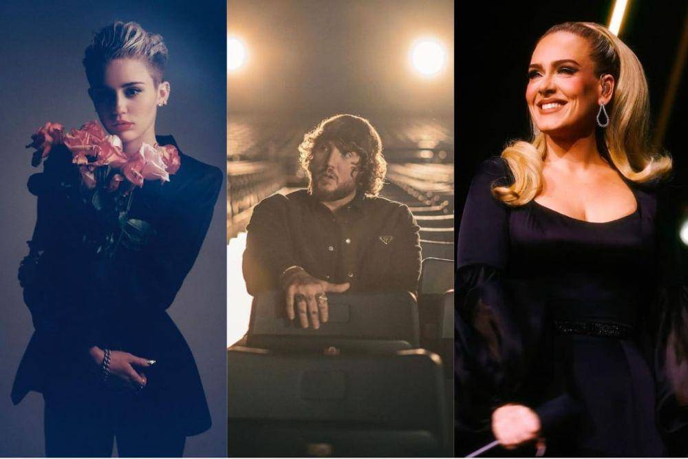 Miley Cyrus, James Arthur, dan Adele (instagram.com/ mileycyrus|jamesarthur2|adele)