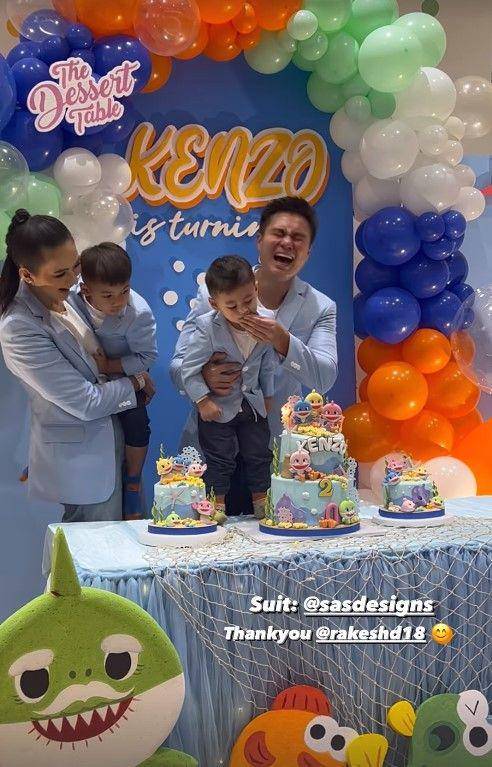 ulang tahun Kenzo Wong (Instagram.com/paula_verhoeven)