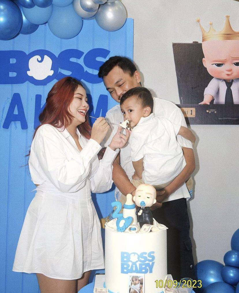 potret Hanum Mega rayakan ultah anak bareng mantan suami (Instagram.com/real.hanummega)