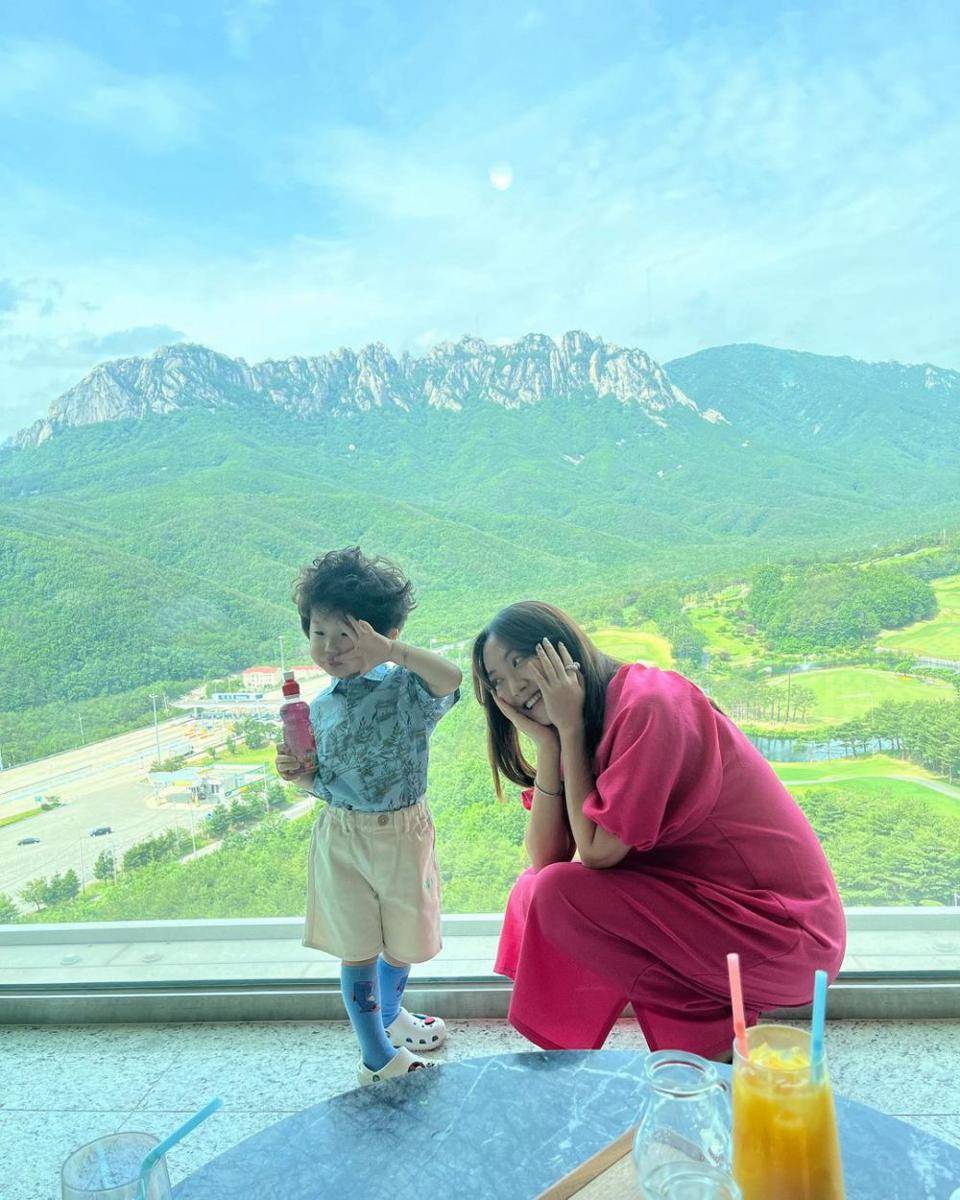 momen kehamilan Cha Joo Hwa eks Hello Venus (instagram/hv_juhwa)
