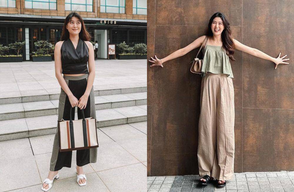 ide outfit pakai sleeveless top ala Natasha Mannuela (instagram.con/natashamannuela)