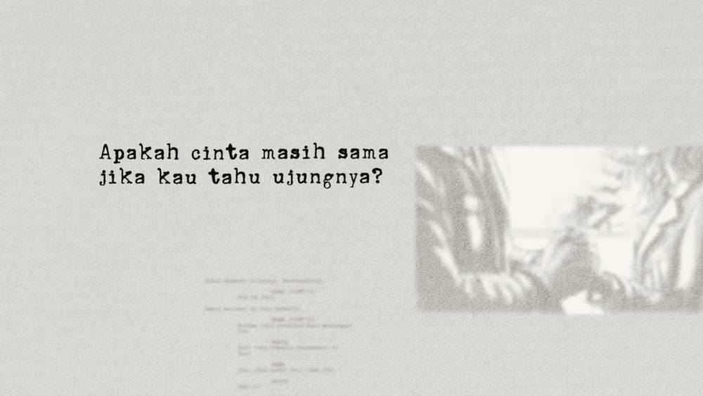 lirik lagu Bercinta Lewat Kata (YouTube.com/Donne Maula)