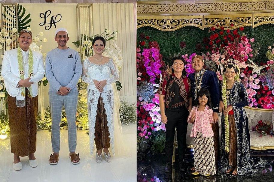 8 Potret Tamu Artis di Pernikahan Nopek Novian, Habib Jafar Hadir!