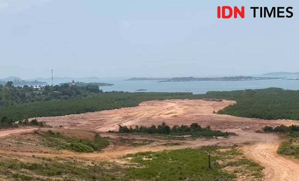 Lokasi pembangunan hunian baru masyarakat yang terdampak relokasi di Dapur 3 Sijantung (IDN Times / Putra Gema Pamungkas)