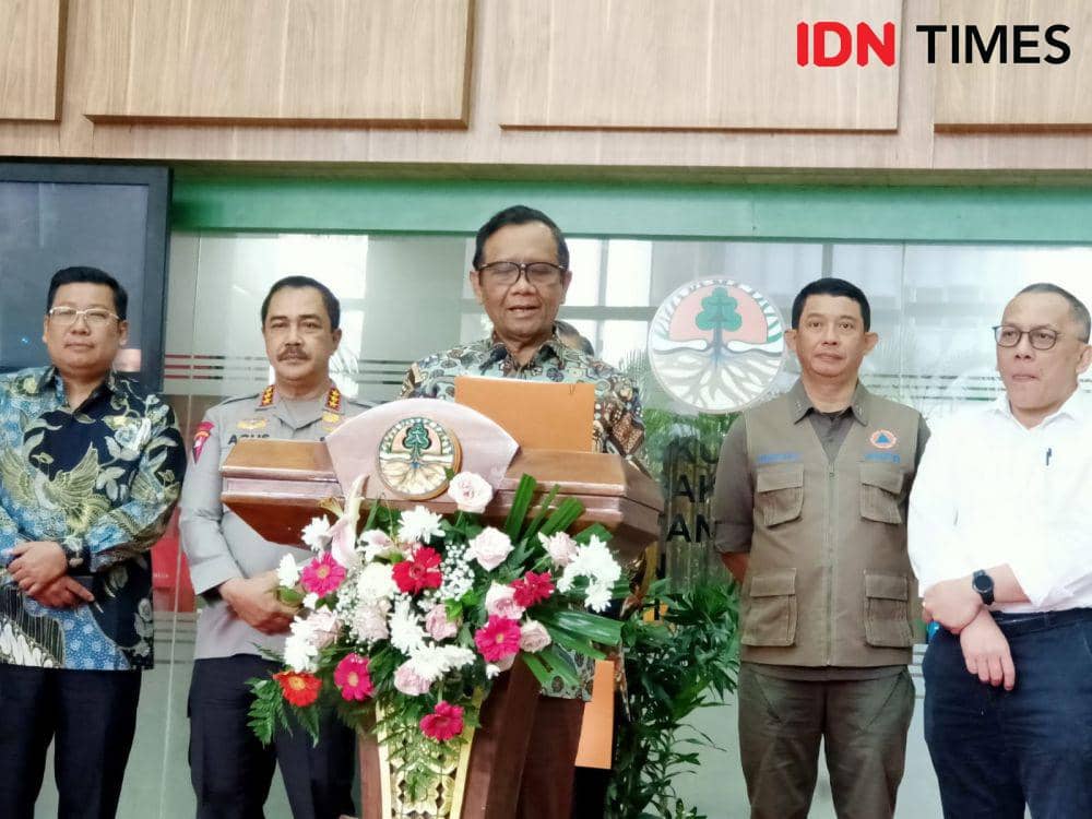 Mahfud MD di KLHK (IDN Times/Rachma Syifa Faiza Rachel)