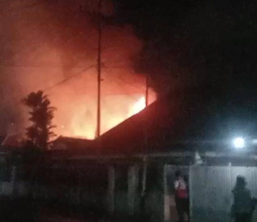 Akibat ODGJ Bakar Sampah, Tiga Rumah di Bandar Lampung Terbakar