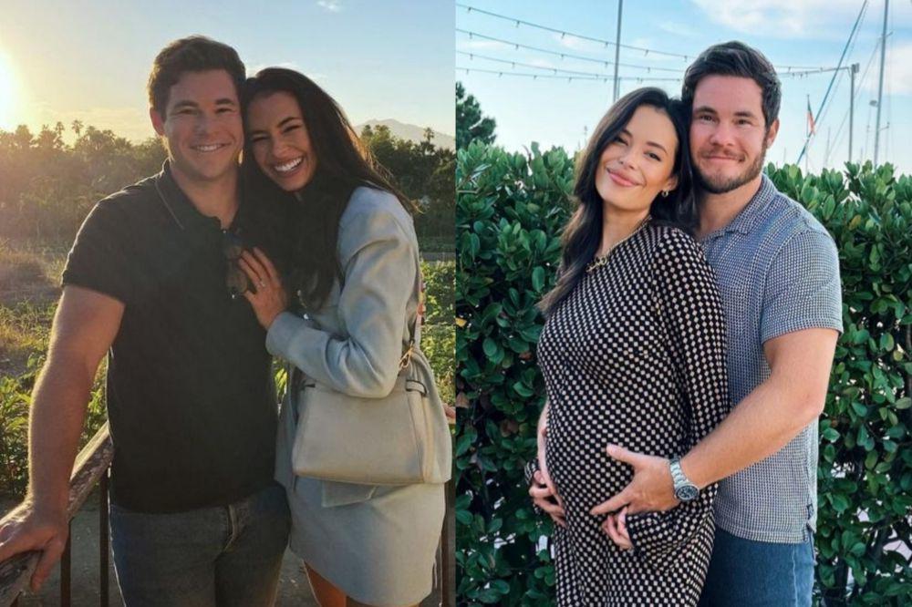 Umumkan Hamil Anak Pertama, Ini 8 Potret Bahagia Adam Devine dan Istri