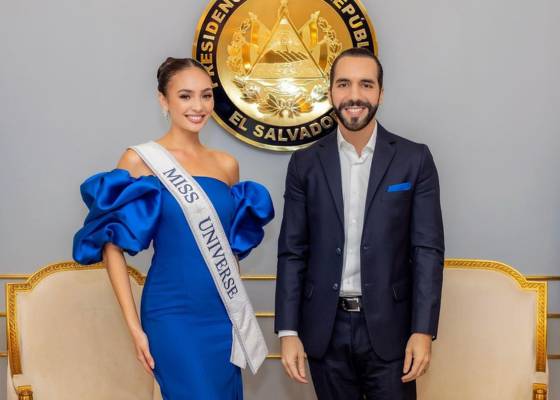 Potret Kunjungan Miss Universe 2022 R'Bonney Gabriel ke El Salvador (Instagram.com/missuniverse)