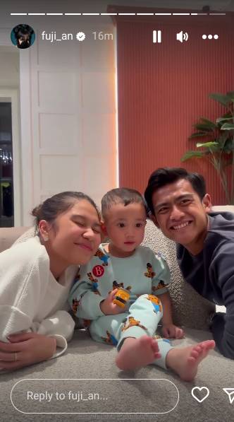 momen Azizah Salsha dan Pratama Arhan bertemu Rayyanza (instagram.com/fuji_an)