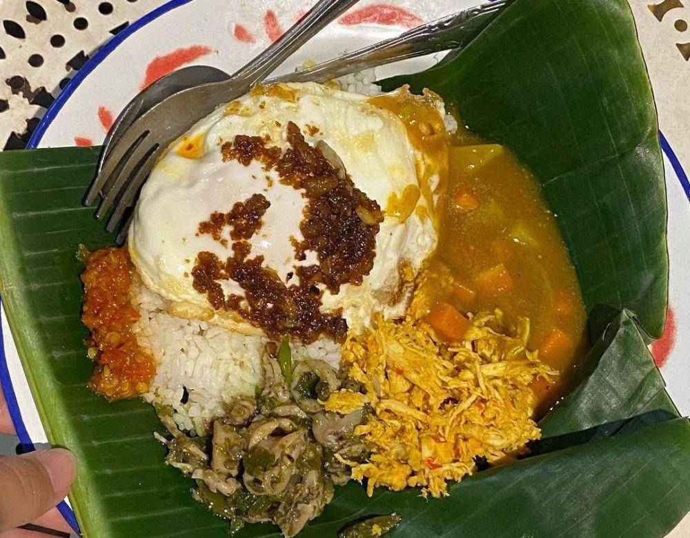 Ilustrasi nasi telur viral di Jakarta (instagram.com/shafoodumps)