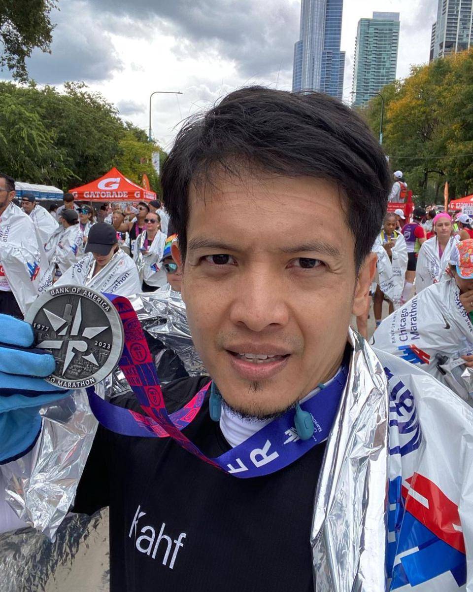 potret Dimas Seto ikut Chicago Marathon 2023 (instagram.com/dimasseto_1)