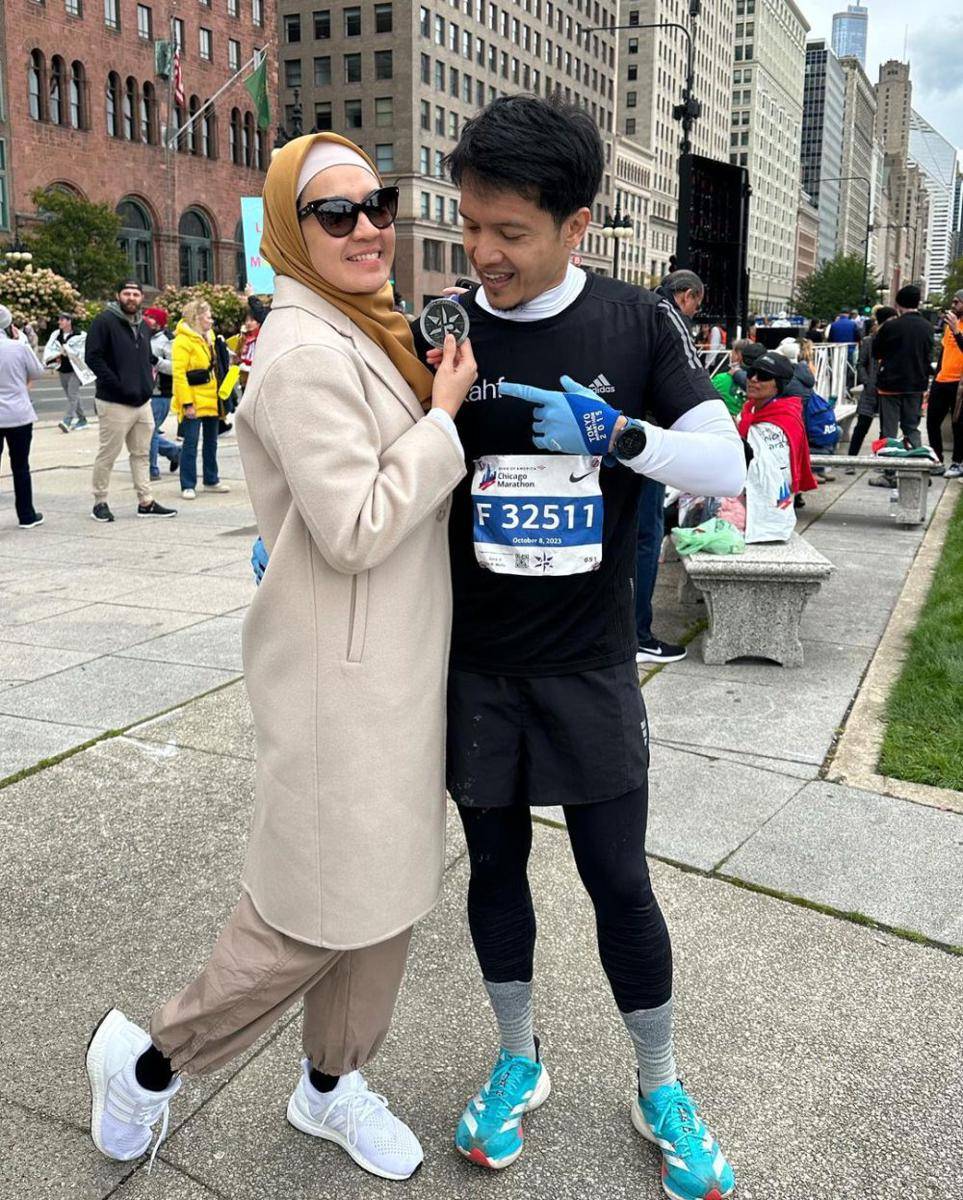 potret Dimas Seto ikut Chicago Marathon 2023 (instagram.com/dimasseto_1)