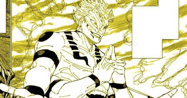 Wujud asli Sukuna ( Dok. Shueisha / Jujutsu Kaisen )