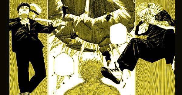 Yuji dan Higuruma terjun ke medan pertempuran ( Dok. Shueisha / Jujutsu Kaisen )