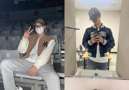 8 Mix and Match Outfit Jaket Varsity ala Member THE BOYZ, Modis Abis!