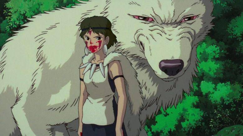 sosok San (dok. Studio Ghibli/Princess Mononoke)