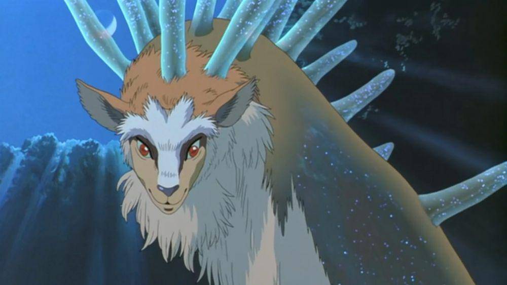 sosok Shishigami (dok. Studio Ghibli/Princess Mononoke)