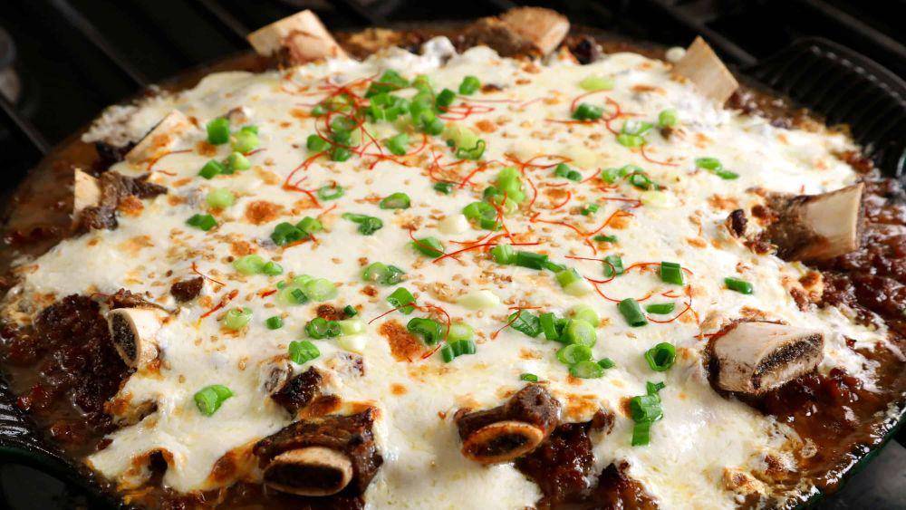Ilustrasi cheese-tteokgalbi khas Korea (maangchi.com)