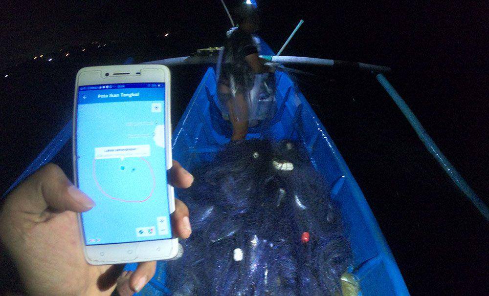 Aplikasi Fish Go digunakan nelayan untuk mencari ikan. (fishgo.id)