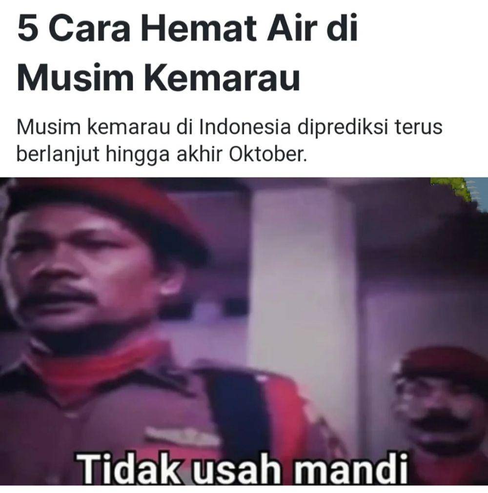 meme cuaca panas (instagram.com/faiqmemes)